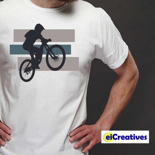 Mountain Bike Block - Tshirt