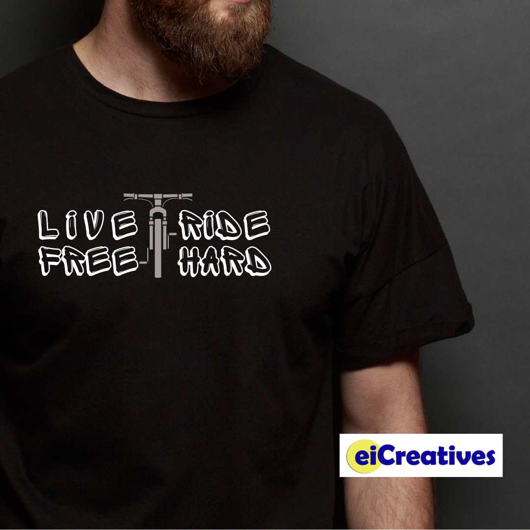 Live Free Ride Hard - Tshirt