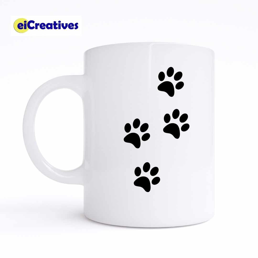 Paw Steps Dog - Mug