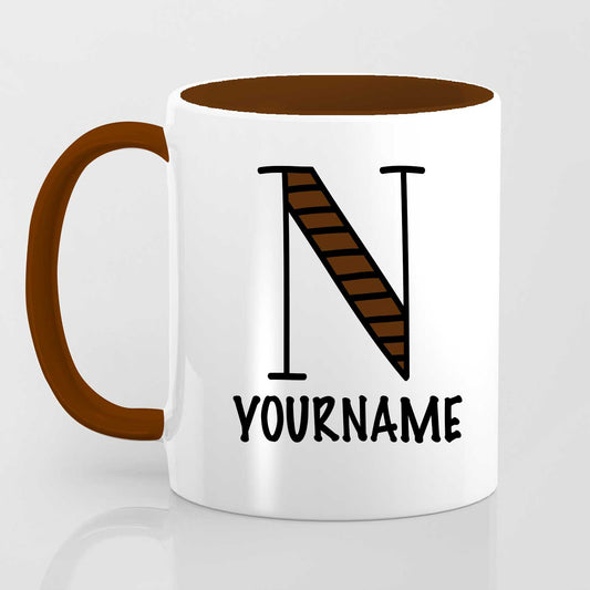 N Alphabet (with your name) - Mug