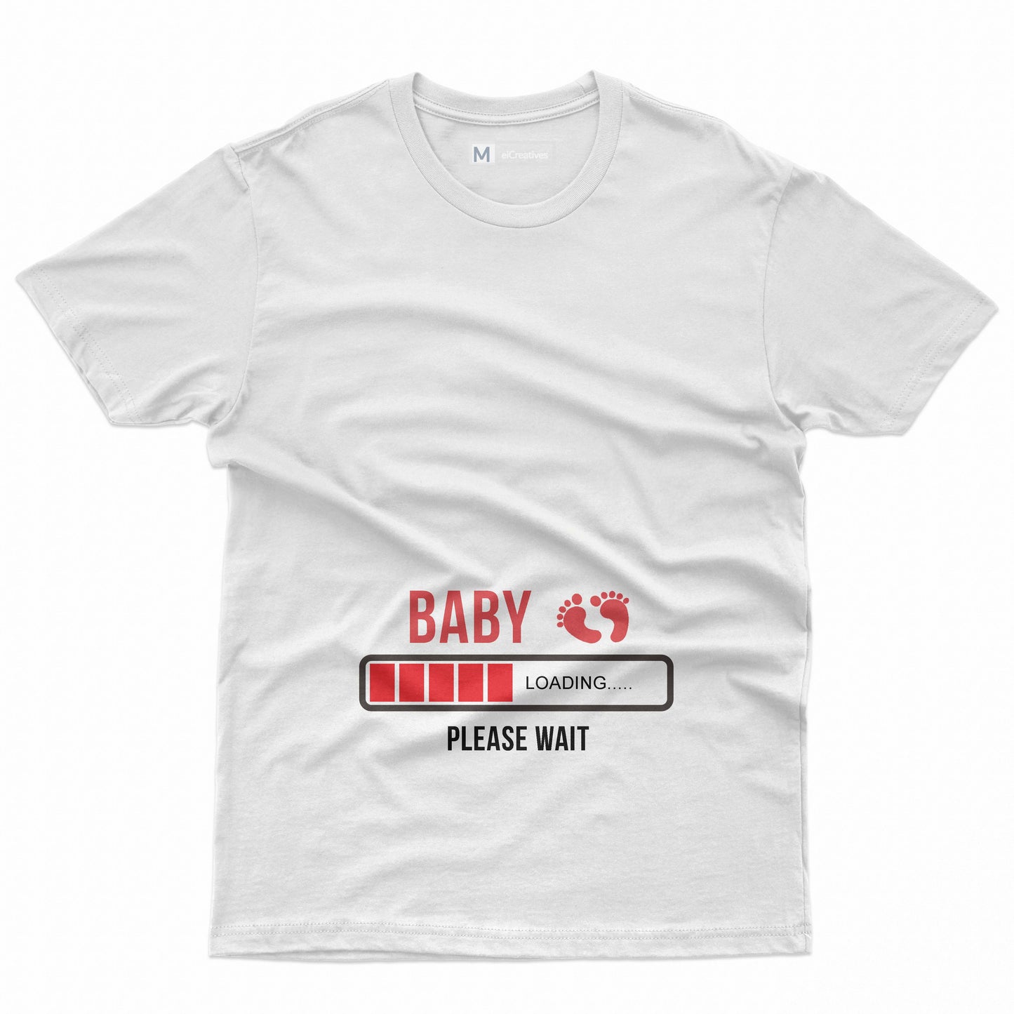 Couple Tshirt - Baby Daddy Loading
