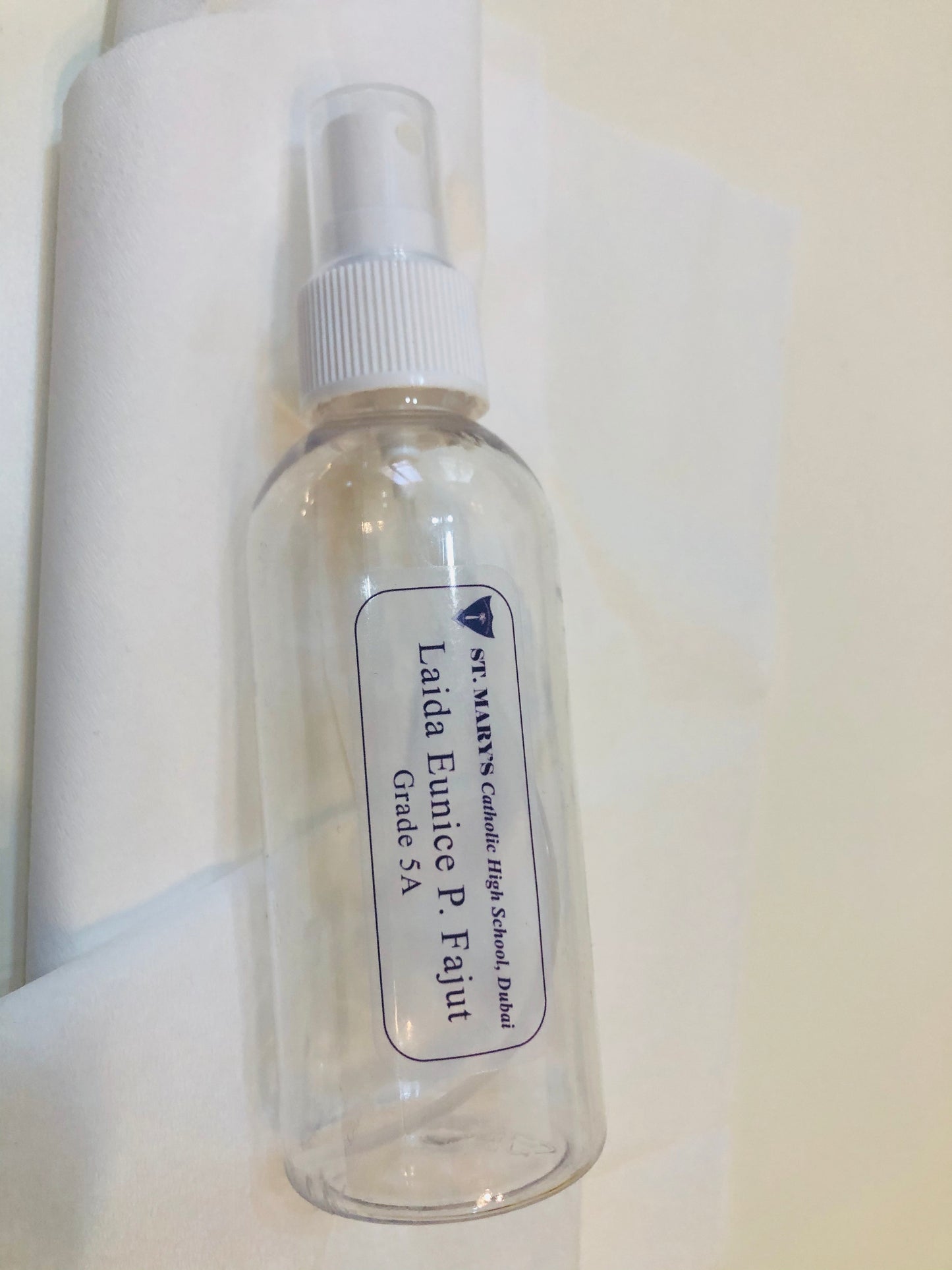 Personalized Bottle Spray for Liquid Sanitizer