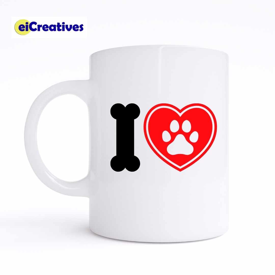 I Heart Dog - Mug