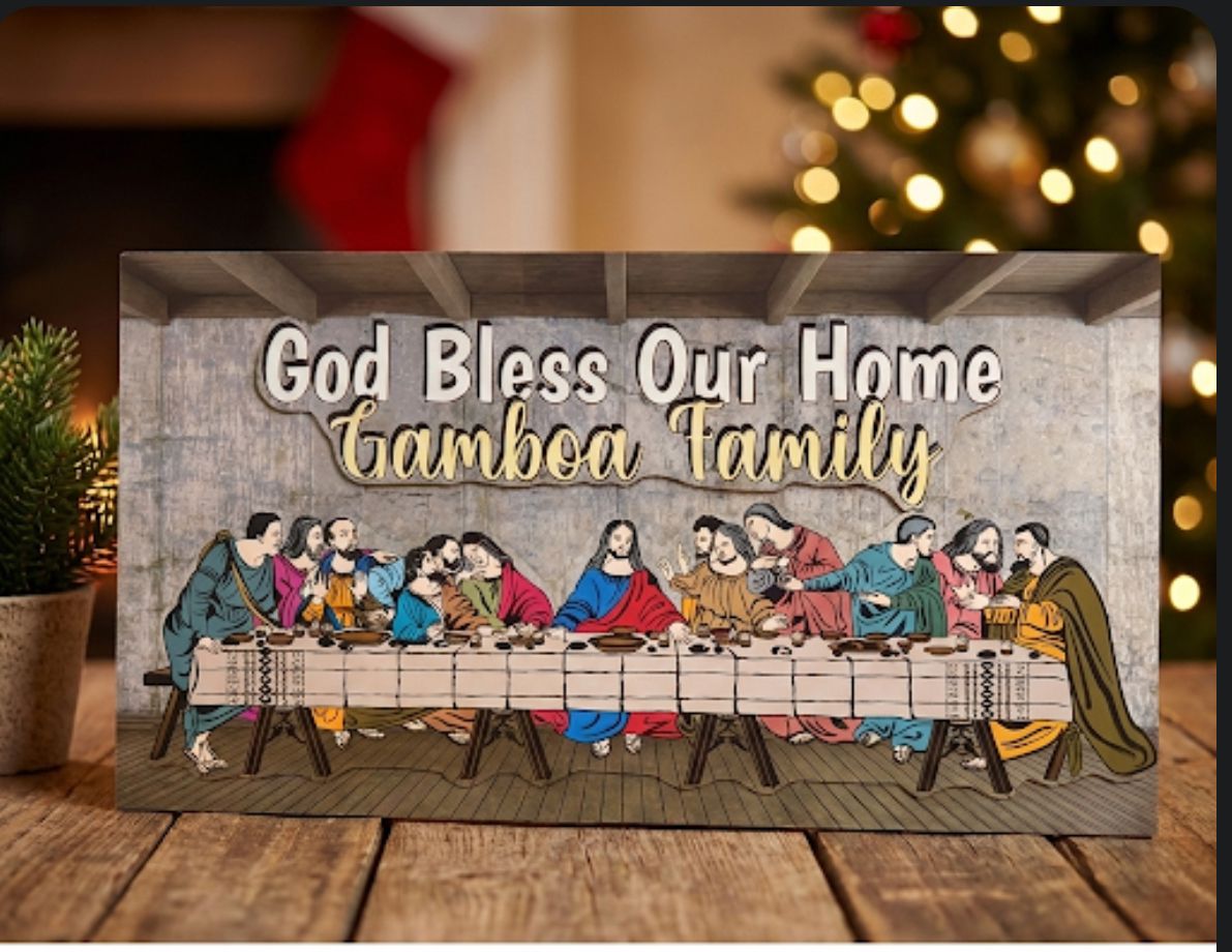 Personalized Last Supper Wall Decor