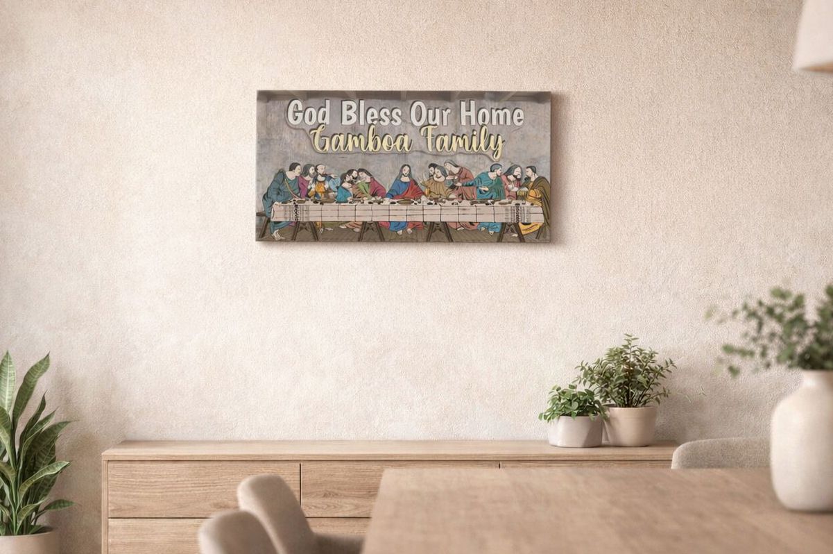 Personalized Last Supper Wall Decor