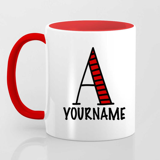 A Alphabet (with your name) - Mug