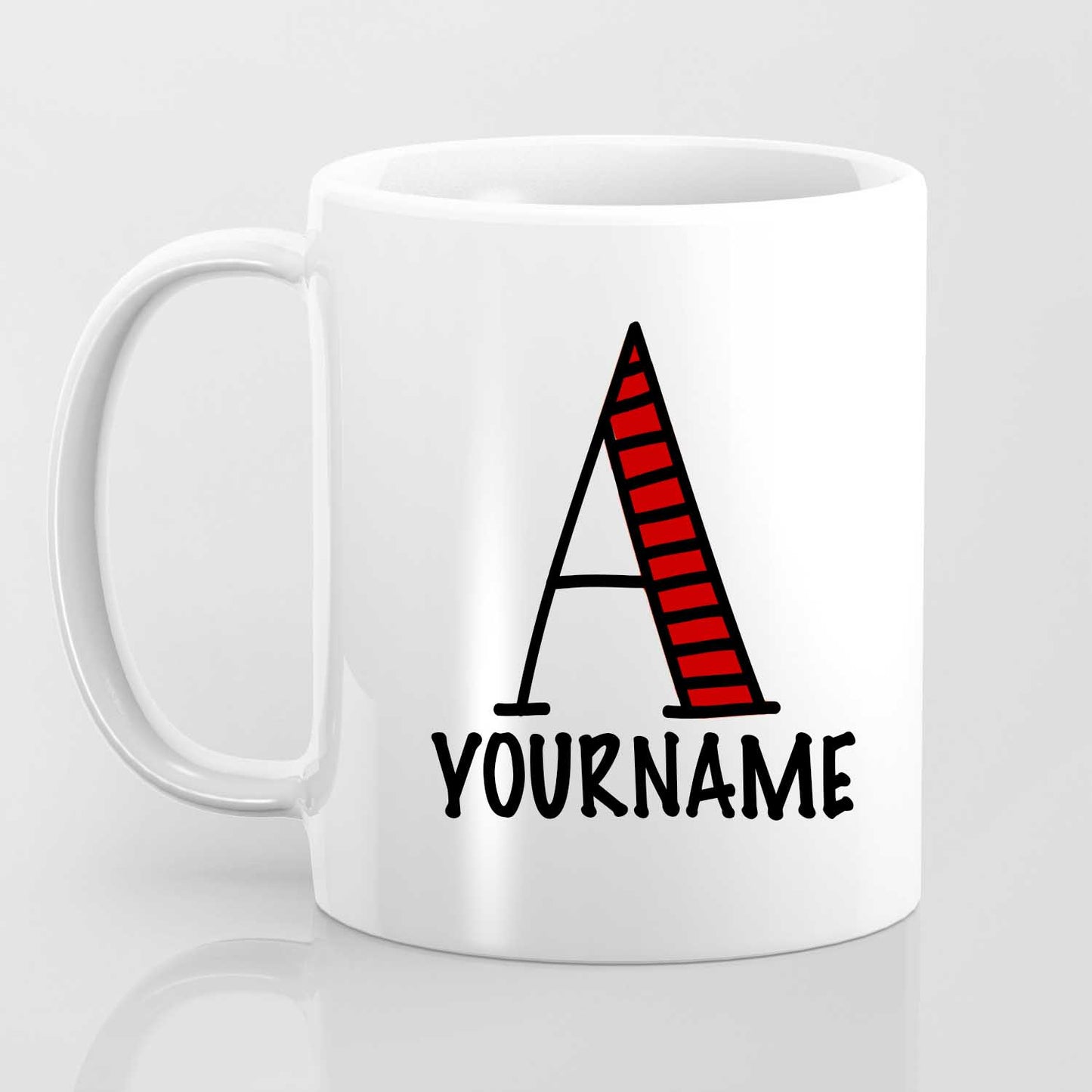 A Alphabet (with your name) - Mug