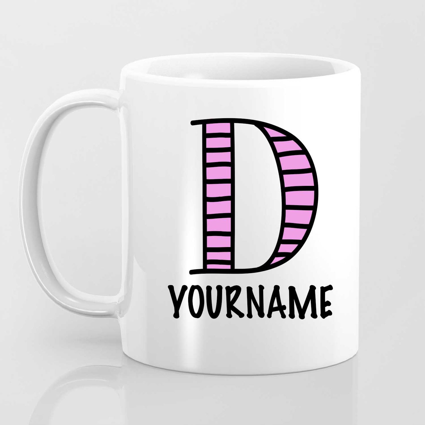 D Alphabet (with your name) - Mug