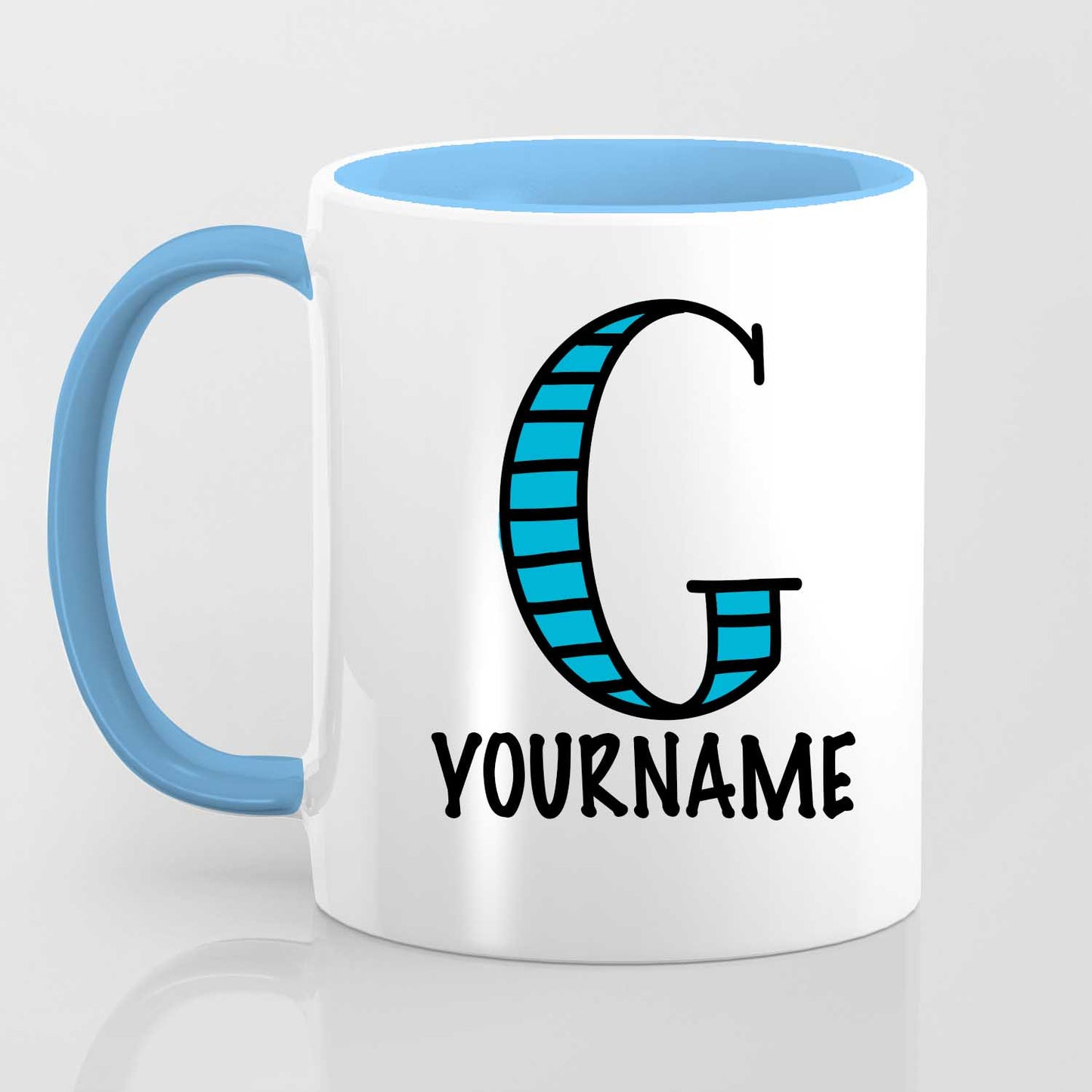 G Alphabet (with your name) - Mug