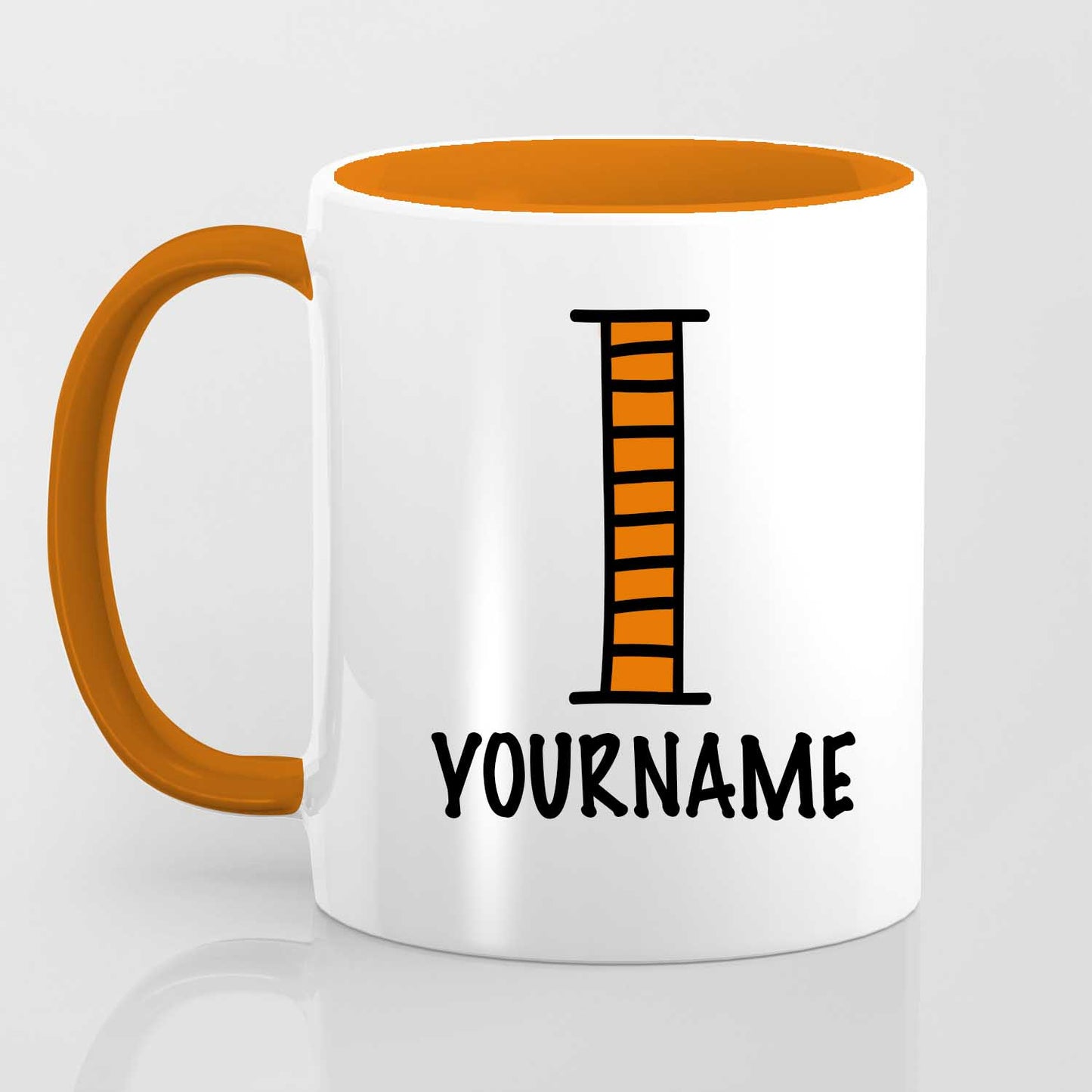 I Alphabet (with your name) - Mug