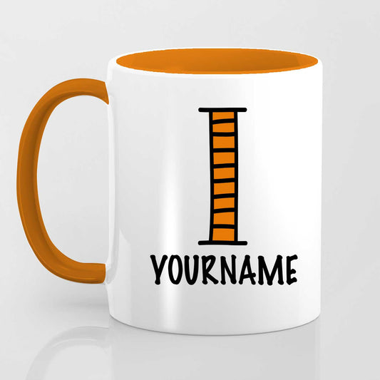 I Alphabet (with your name) - Mug