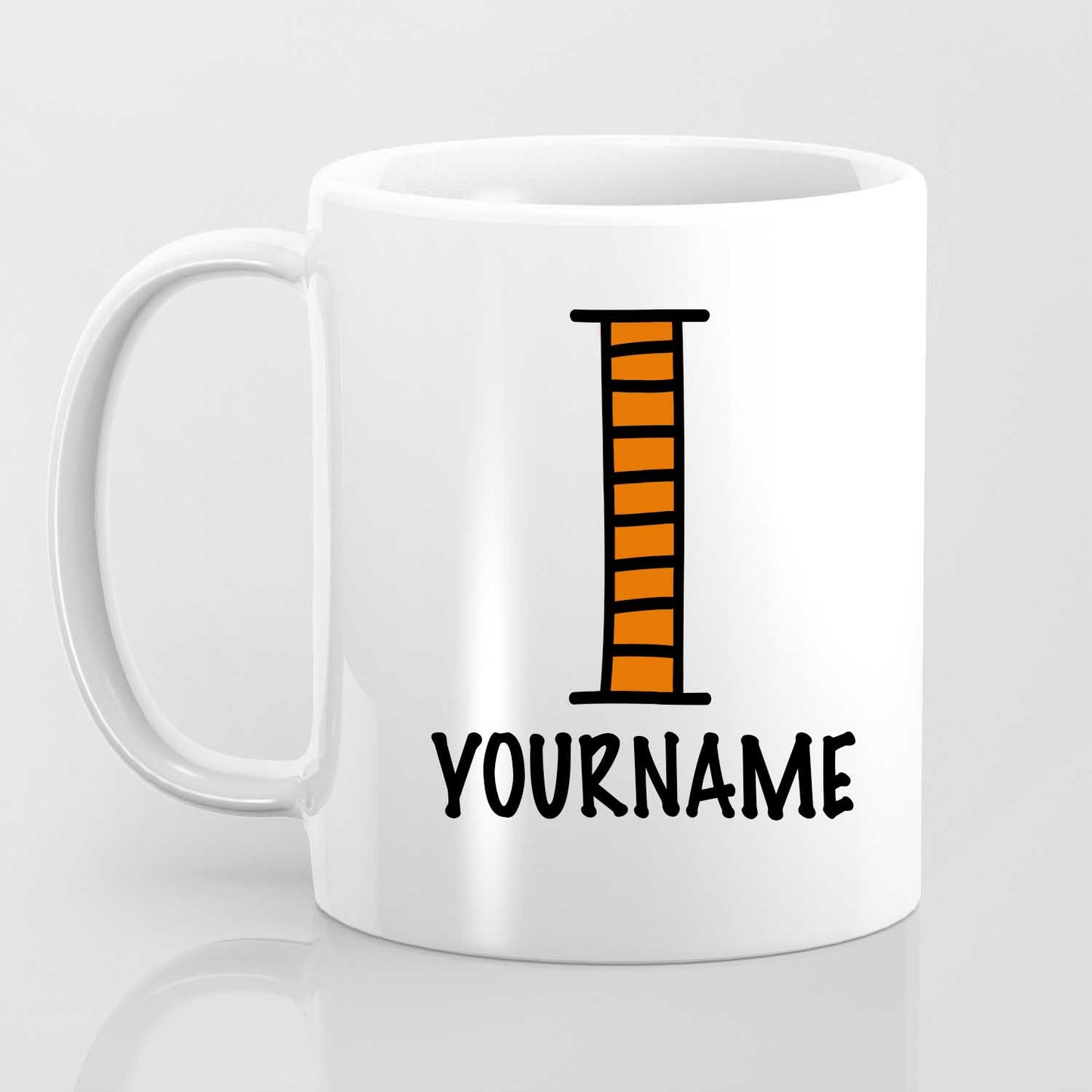 I Alphabet (with your name) - Mug