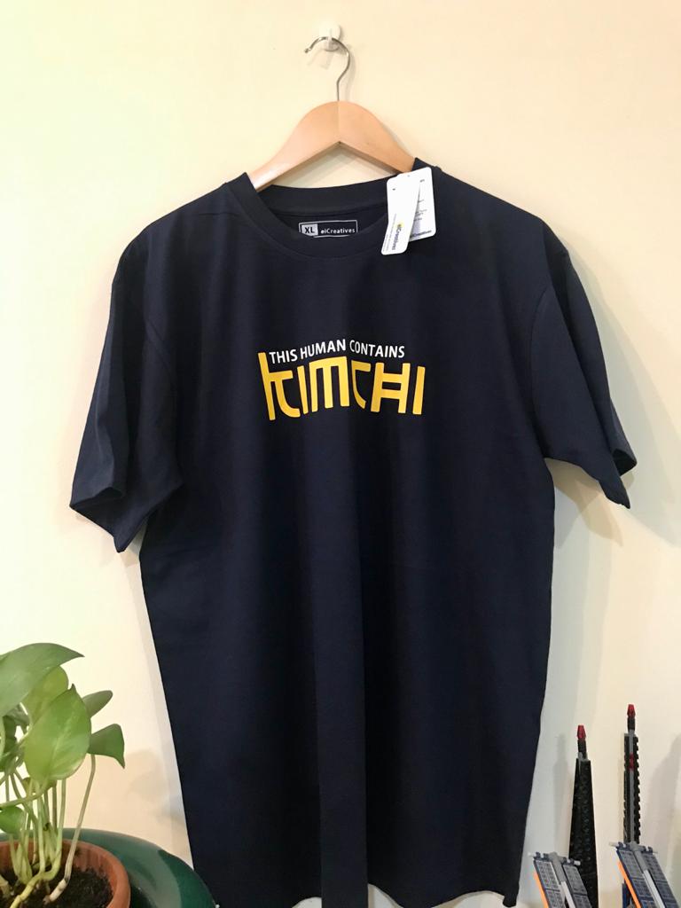 Korean T-Shirt - This Human Contains KIMCHI