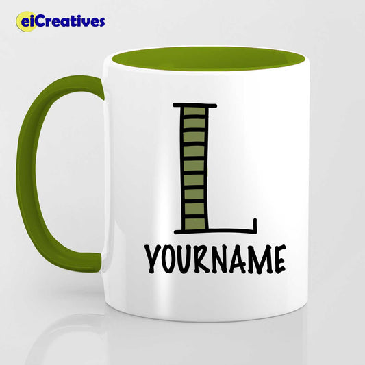 L Alphabet (with your name) - Mug