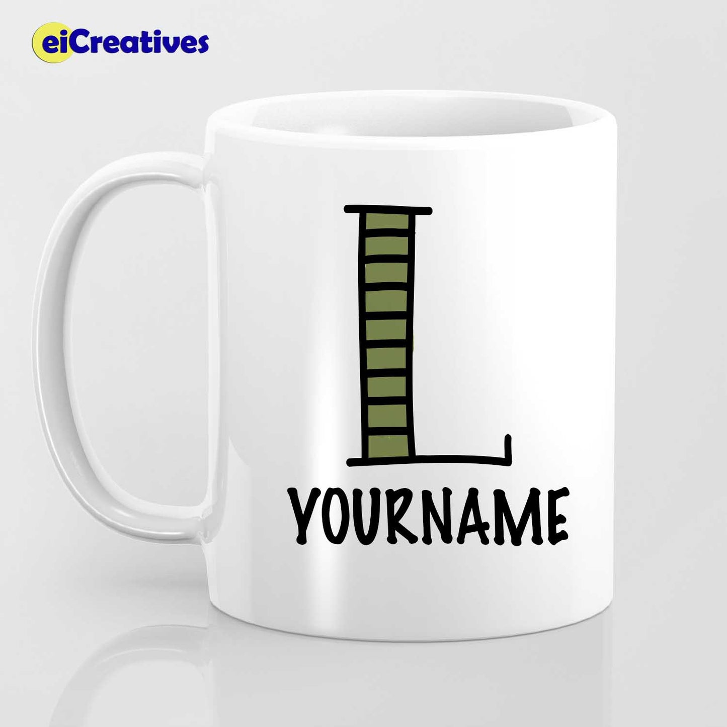 L Alphabet (with your name) - Mug