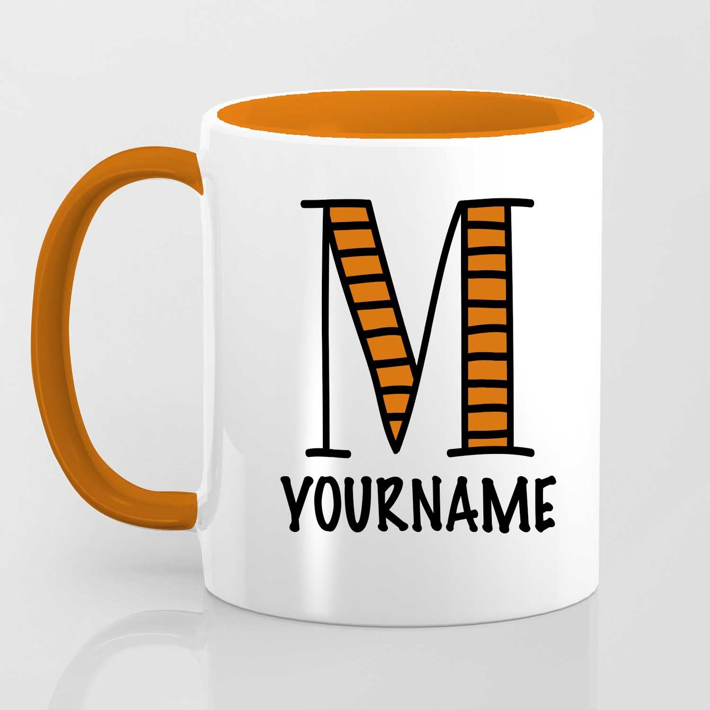 M Alphabet (with your name) - Mug