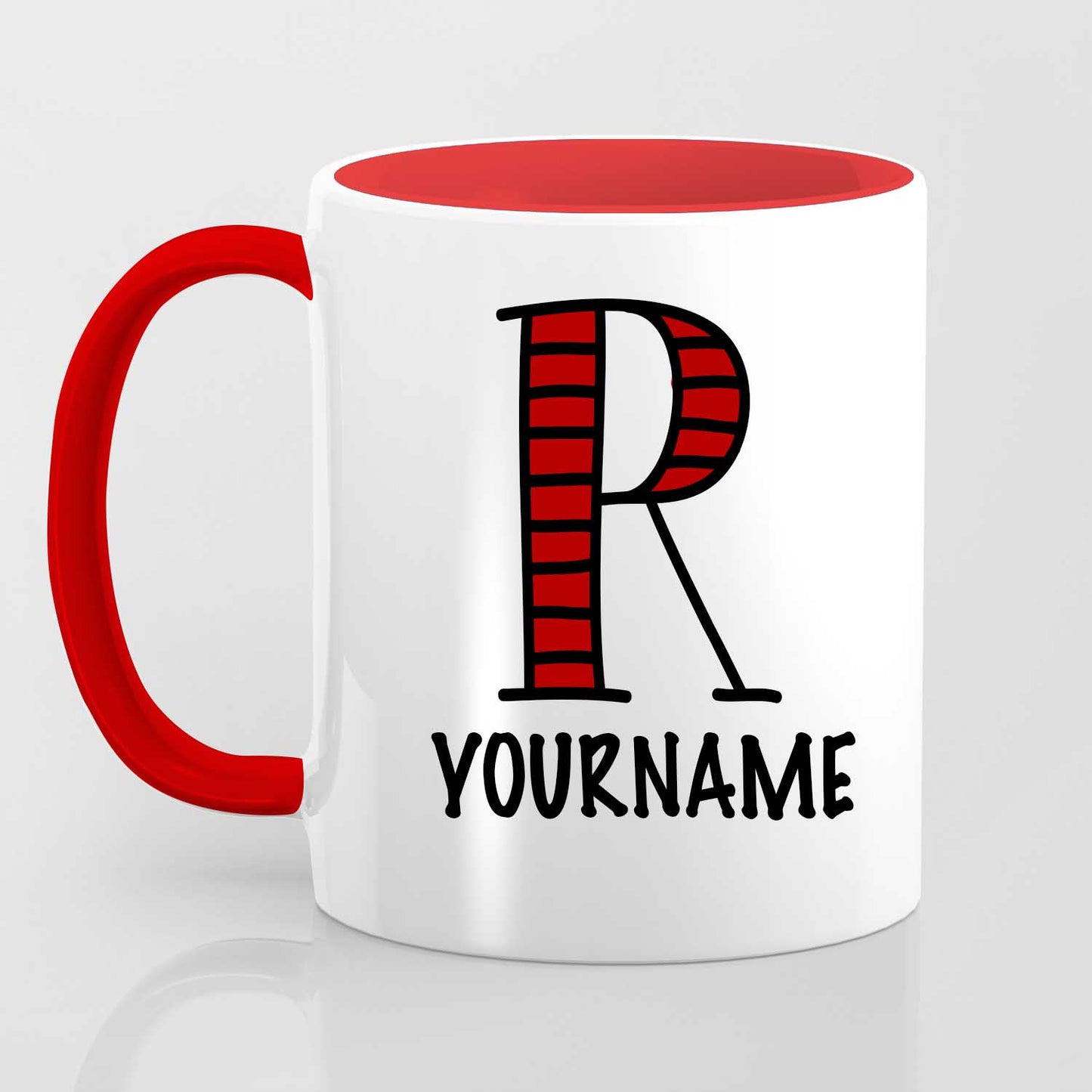 R Alphabet (with your name) - Mug